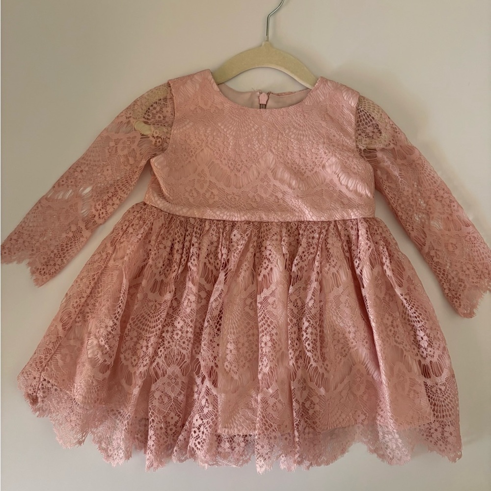 Bardot NWT Pink Long Sleeve Dress